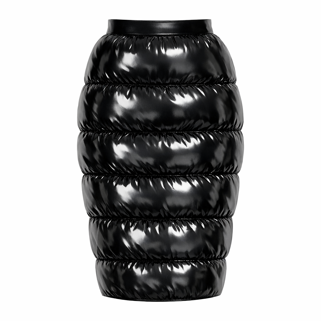 The Midi Skirt Puffer Down Midi Skirt